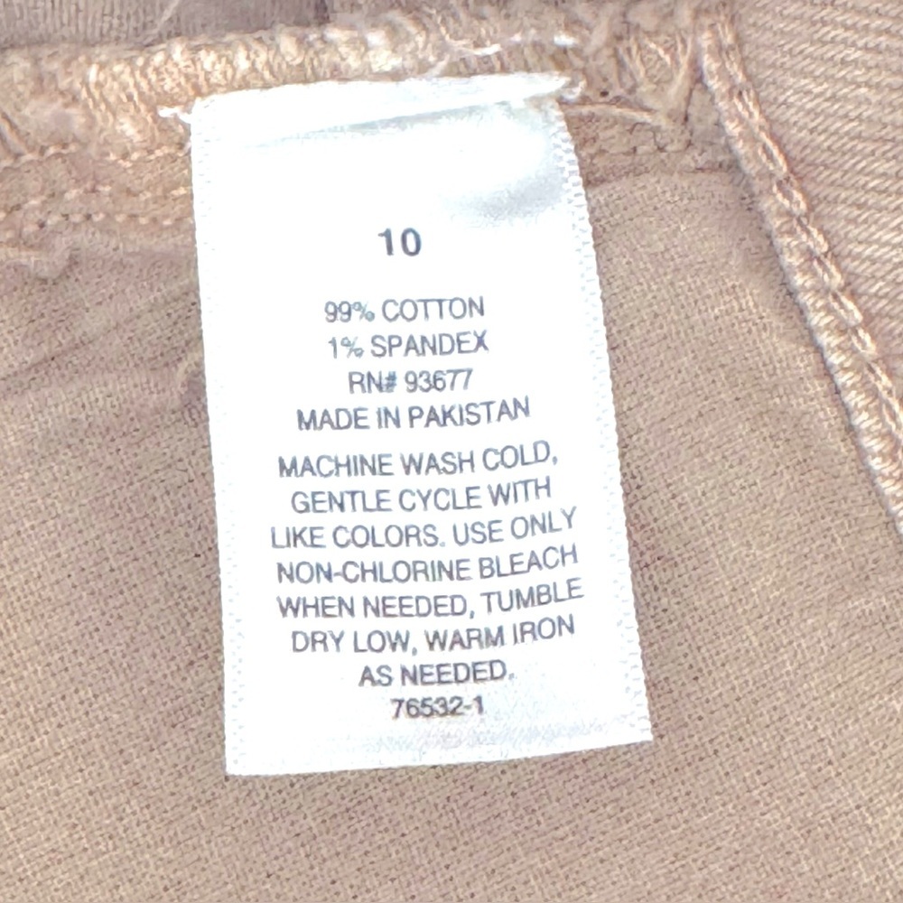 a.n.a. Size 10 Birchwood (Tan) High-Rise 5 Pocket Wide Leg Cropped Jeans NWOT - Picture 8 of 8